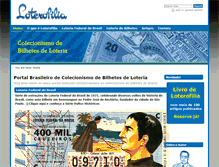 Tablet Screenshot of loterofilia.com.br